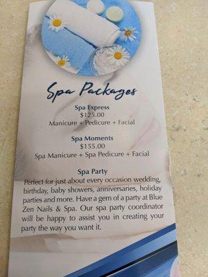 Spa packages