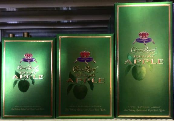 We have Crown Royal Apple