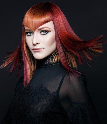 Color and cut by Junryl Molina Winner of the 2017 NAHA International hairstyling awards