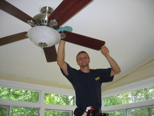 Ceiling Fan Cleaning