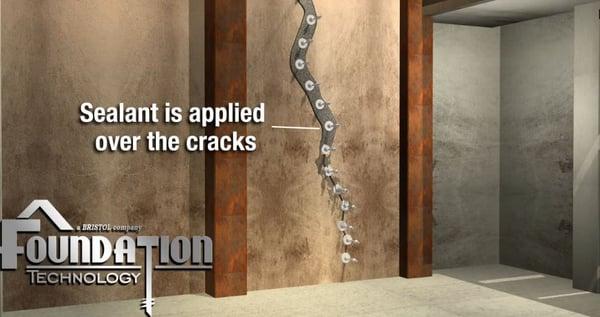 Concrete Crack Injection is the preferred repair method for cracks in horizontal concrete foundations, and vertical concrete.