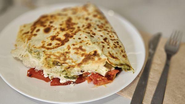 Chicken Pesto Crepe