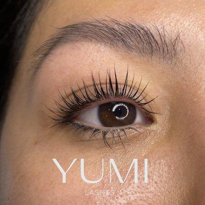 Results of YUMI Premium Keratin Lash Lift