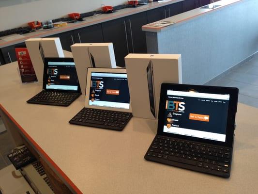 Ipads- BTS has gone to a paperless billing system.