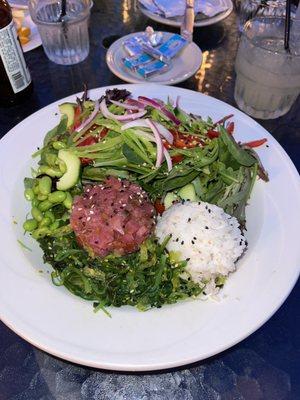 Ahi Poke Salad - SOO good