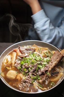 sukiyaki beef Rib mini hot pot