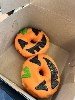 Pumpkin donuts