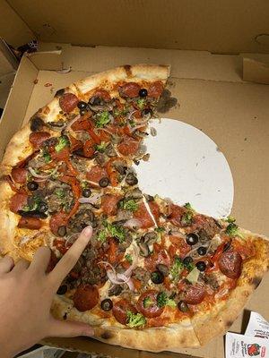 Combo pizza (18 inch)