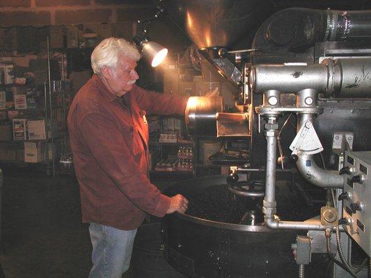 There is Robert again at the roaster.