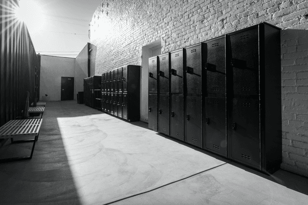 Indoor-Outdoor Lockers