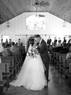 Second kiss as a married couple