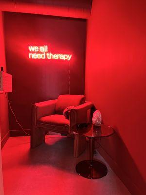 Red Light Therapy Room