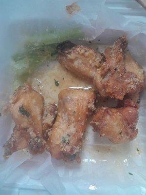 Garlic parmesan wings