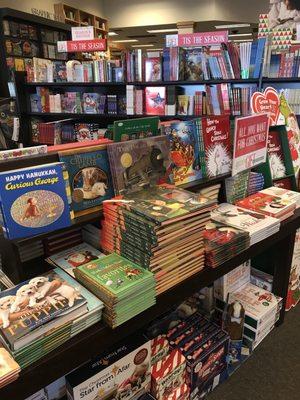 Awesome holiday book section!