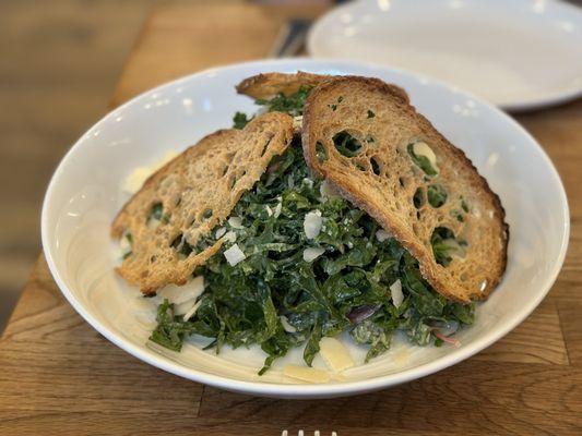 Spicy Kale Caesar Salad - not bad