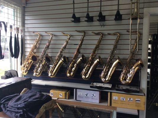 Ask about our Tenor Saxophones.