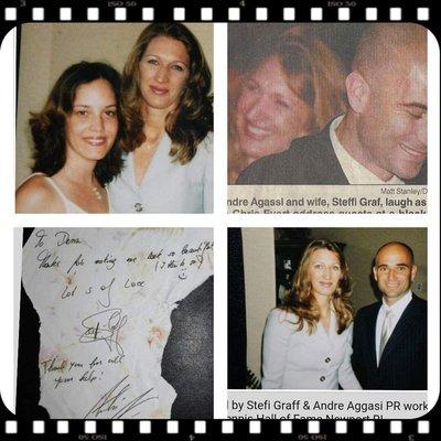 Celebrity Makeup Steffi Graf Andre Agassi