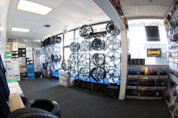 Over a hundred wheels in stock,  thousands more next day