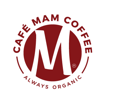 Café Mam coffee logo - Organic fair trade arabica coffee beans: shade grown, bird friendly, single-origin & sustainable.