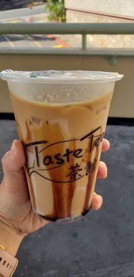 Medium brown sugar milk tea with Thai walls $4.50