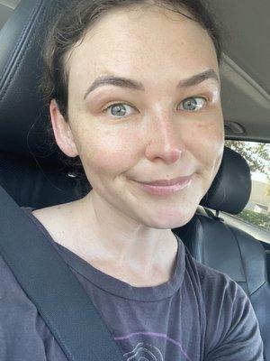 Post facial glow!