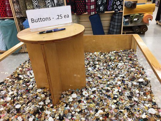 The button bin ....