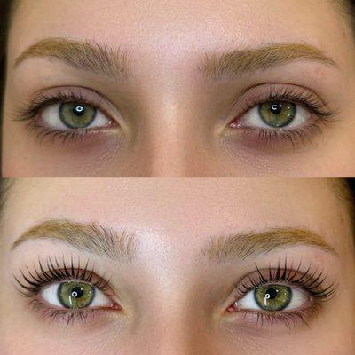 Glue free lash lift + tint