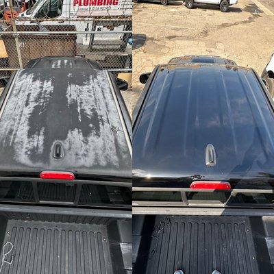 Repainted the roof of our 2014 Toyota Tacoma