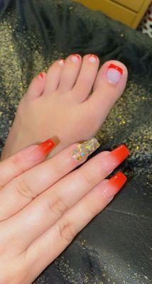 Pedicure and Full Set by Mimi