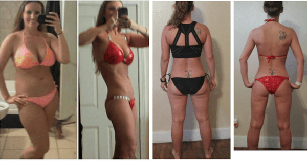 Sarah lost 30 lbs and got into bikini shape and went on to compete in a show!