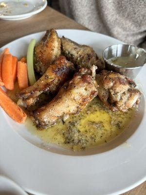 Garlic parm wings