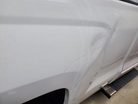 Truck damage