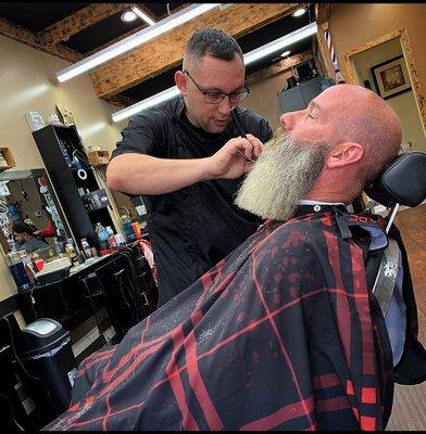 Need a beard trim, come in and see Jose schedule your appointment today online. Open 7 days a week.