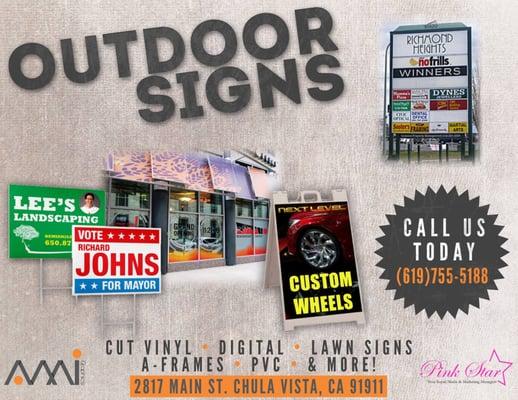 Need an outdoor sign in San Diego?