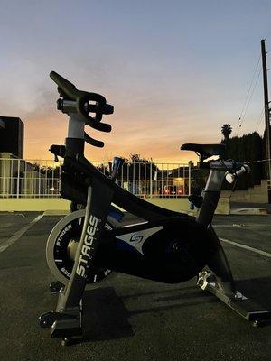 Badass bikes with an awesome view