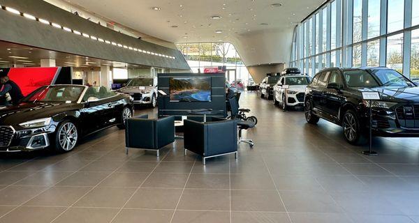 The showroom.