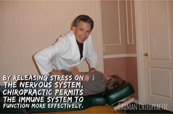 Release stress on the nervous system.