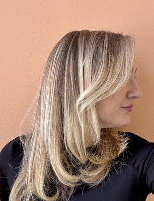 gorgeous dimensional balayage