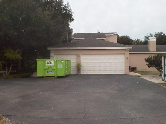 Small home remodel project.  Nice, clean, green, dumpster rental