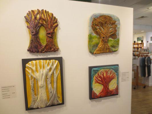 clay relief sculptures by Randy Fein