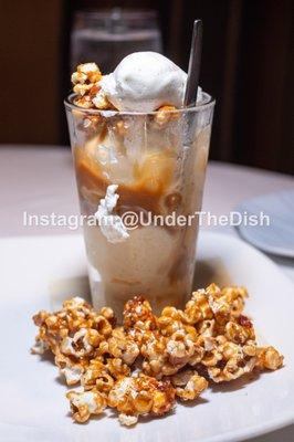 Popcorn Ice Cream Sundae