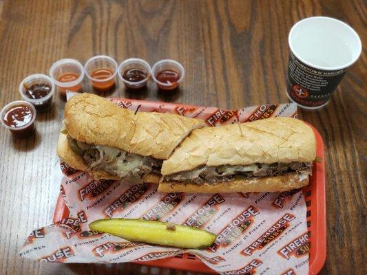 Firehouse Steak and Cheese Sub