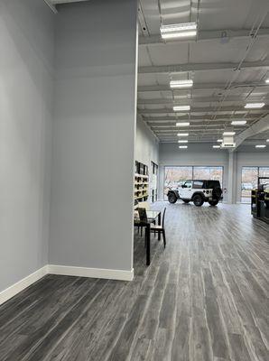 Front showroom