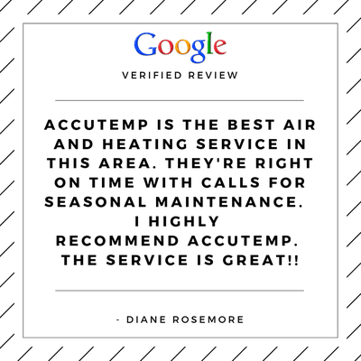 Here's another great review from one of our fantastic customers.  We appreciate you Diane!