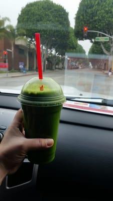 4.50 for this very tasty and big green juice..