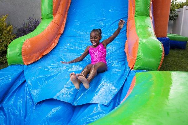 There's nothing like a water slide to beat the Atlanta heat!