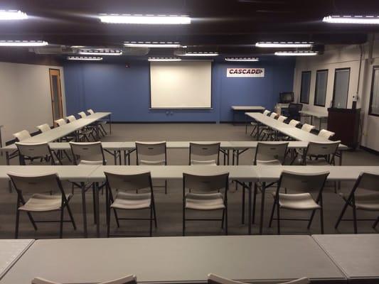 Our new training room.