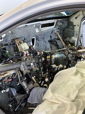 Replacing a leaking heater core got this Camry hybrid.