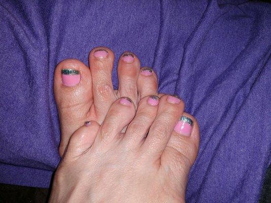 Love my pedicure!!