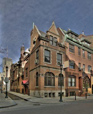 Outside of Building as seen from Locust Street